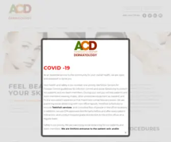 ACDMD.com(Advanced Cosmetic DermatologyHome) Screenshot