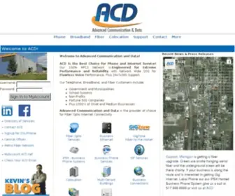ACD.net(Michigan Based Telecommunications Provider) Screenshot
