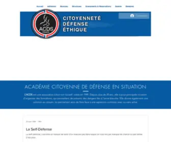 ACDS-France.fr(ACDS France) Screenshot