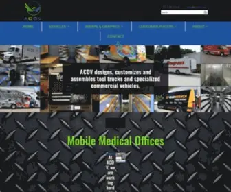 ACDV.com(American Custom Design Vehicles (ACDV)) Screenshot