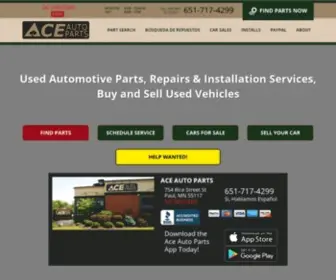 Ace-Autoparts.com(Used Auto Parts & Salvage Yard) Screenshot