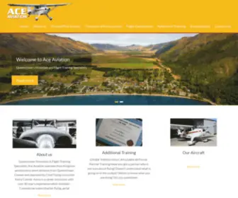 Ace-Aviation.co.nz(Ace Aviation) Screenshot