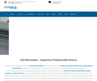 Ace-Electrostatic.it(Sistemi e Dispositivi Elettrostatici) Screenshot