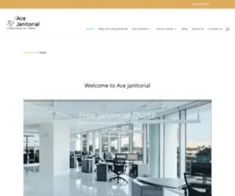 Ace-Janitorial.com(Janitorial services) Screenshot