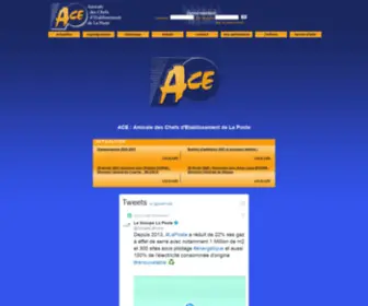 Ace-Poste.com(Amicale Chef d'Etablissement de la Poste) Screenshot