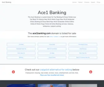 Ace1Banking.com(The Ace1 Banking) Screenshot