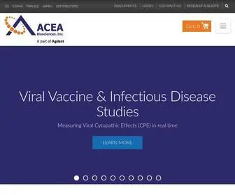 Aceabio.com(BioTek, ACEA Biosciences, and Agilent Join Forces) Screenshot