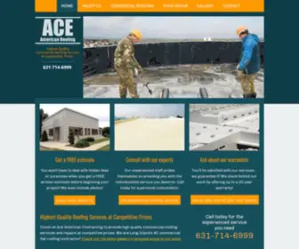 Aceamericanroofing.com(Ace American Contracting) Screenshot