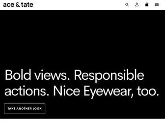 Aceandtate.com(Handgemaakte brillen op sterkte vanaf € 110) Screenshot