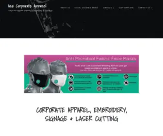 Aceapparel.com.au(Corporate Apparel) Screenshot