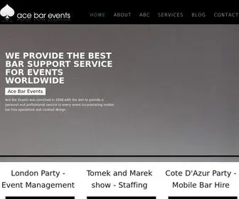 Acebarevents.com(Ace Bar Events) Screenshot