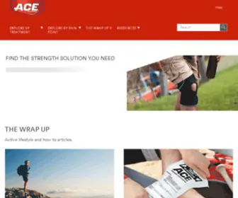 Acebrand.com(ACE™ Bandages) Screenshot