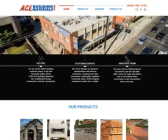 Acebuildingmaterials.com(Ace Building Materials) Screenshot