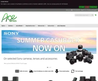 Acecameras.co.uk(Ace Optics) Screenshot