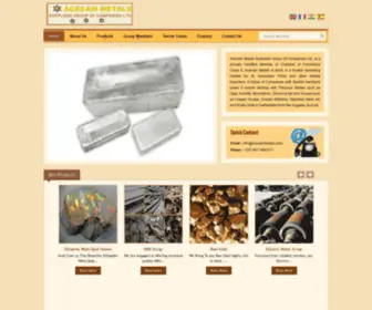 Acecammetals.com(Gold) Screenshot