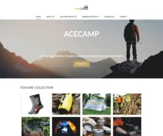 Acecamp.ca(AceCamp Canada) Screenshot