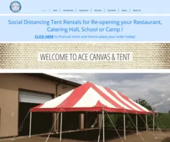 Acecanvasandtent.com(Ace Canvas & Tent (Tent Rentals) Screenshot