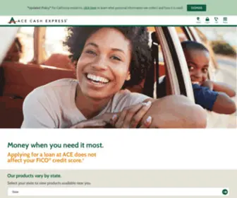 Acecash.com(Payday loans & cash advances) Screenshot