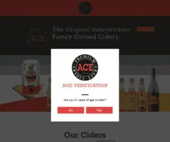 Acecider.com(Ace Cider) Screenshot