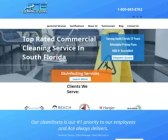 Acecleaningsystems.com(Commercial Cleaning Services) Screenshot