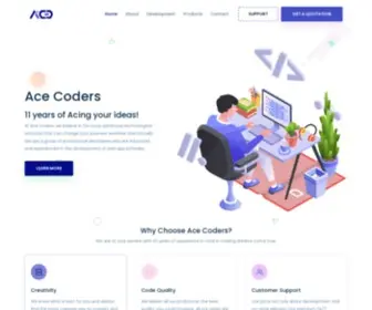 Acecoders.net(Acecoders) Screenshot