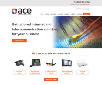 Acecommunications.com.au Screenshot