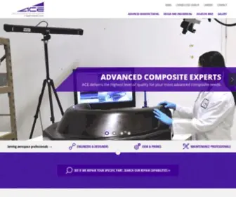Acecomposites.com(One Source. Diverse Capabilities. Applied Composites) Screenshot