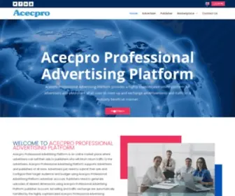 AcecPro.com(Acecpro Professional Advertising Platform) Screenshot