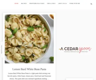 Acedarspoon.com(A Cedar Spoon) Screenshot