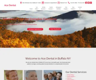 Acedentalwny.com(Dentist in Buffalo) Screenshot