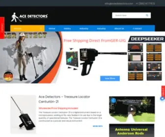 Acedetectors.com(Ace Detectors) Screenshot