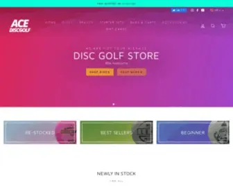 AcediscGolf.co.uk(Ace Disc Golf Store) Screenshot