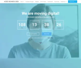 Acedseanes2020.com(Convergence, Partnerships, Breakthroughs) Screenshot