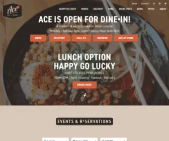 Aceeatserve.com(Asian cuisine in the Denver Uptown Neighborhood. Ace) Screenshot