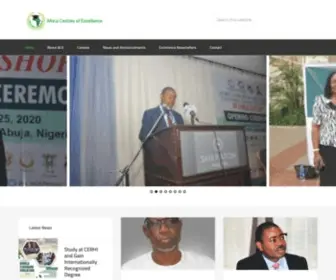 Ace.edu.ng(ACE Africa Centres of Excellence Project) Screenshot