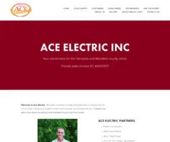 Aceelectricsarasota.com(Ace Electric) Screenshot