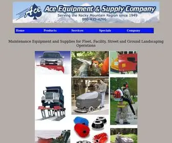 Aceequip.com(Ace Equipment & Supply Company) Screenshot