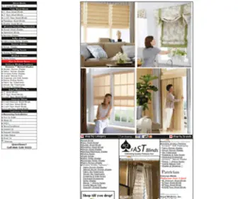 Acefastblinds.com(Wood Blinds) Screenshot