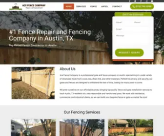 Acefenceaustin.net(Ace Fence Company) Screenshot