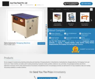 Acefinepack.in(Ace Fine Pack Pvt. Ltd) Screenshot