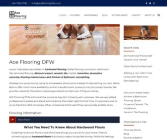 Aceflooringdfw.com(Hardwood Flooring Dallas) Screenshot