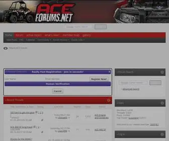 Aceforums.net(Polaris ACE Forum) Screenshot