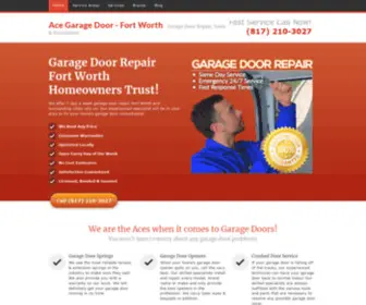 Acegaragedoorfortworth.com(Acegaragedoorfortworth) Screenshot