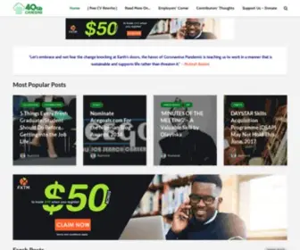 Acegoals.com(A Career and Recruitment Blog in Nigeria) Screenshot