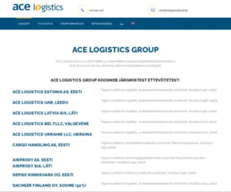 Acegroup.ee(ACE Logistics Grupp) Screenshot