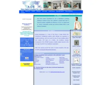 Acehealthconsultants.com(ACE Vision Health Consultants Pvt) Screenshot