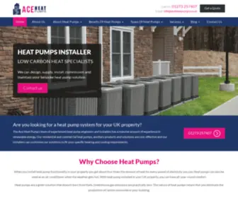 Aceheatpumps.co.uk(Heat Pump Installation) Screenshot