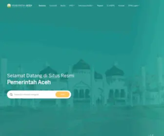 Acehprov.go.id(Pemerintahan Aceh) Screenshot