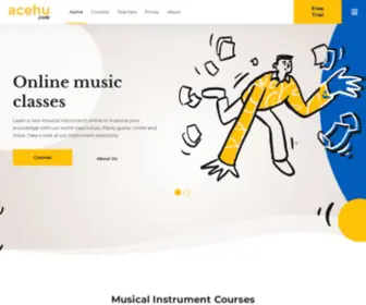 Acehu.com(Learn a skill online) Screenshot