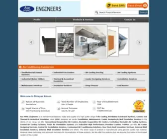 Acehvacengineers.com(Shreyas Aircon) Screenshot